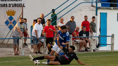 Partit amistós entre el Lleida Esportiu i el CFJ Mollerussa, disputat a Ivars d'Urgell - Foto: Jordi VInuesa