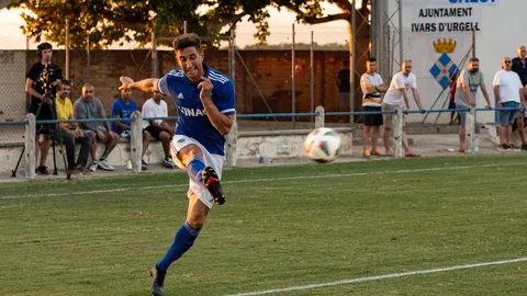 Partit amistós entre el Lleida Esportiu i el CFJ Mollerussa, disputat a Ivars d'Urgell - Foto: Jordi VInuesa