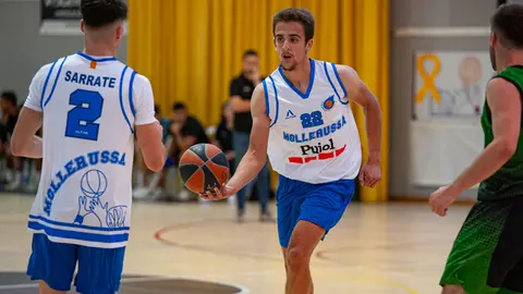 El Pujol CB Mollerussa comença la temporada amb una victòria a casa davant el CB Les Franqueses - Foto: Jordi Vinuesa