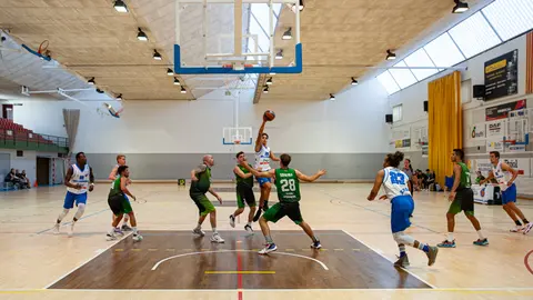 El Pujol CB Mollerussa comença la temporada amb una victòria a casa davant el CB Les Franqueses - Foto: Jordi Vinuesa