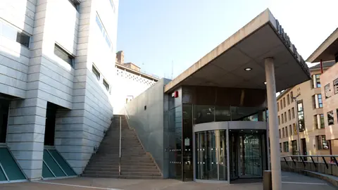 Imatge d'arxiu de l'entrada a l'edifici judicial de Lleida - Foto: ACN