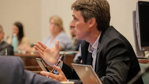 Salvador Vergés, membre del grup parlamentari de Junts