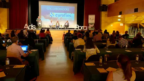 Una de les ponències de la Jornada del Porcí d'Alcarràs - Foto: Ajuntament d'Alcarràs