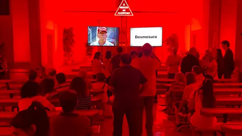 El col·lectiu MITO va presentar la proposta 'Memory', la qual ha estat ubicada a l’església de sant Josep de Balaguer - Foto: Paeria de Balaguer