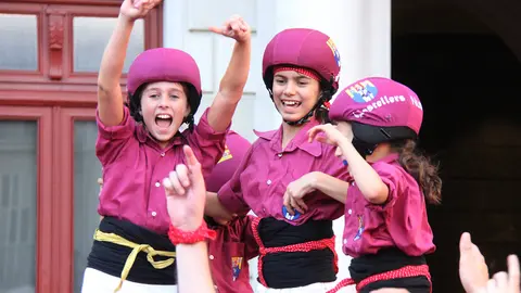 Celebració de la canalla dels Castellers de Lleida - Foto: Castellers de Lleida