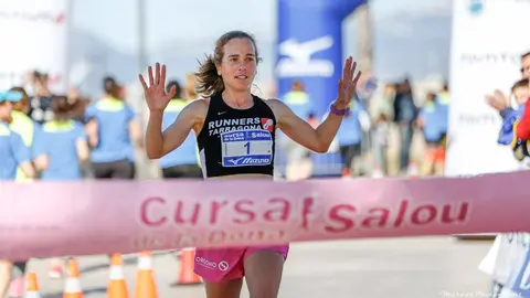 Mireia Sosa, guanyadora del premi especial territoris de la plataforma #EllasSonDeAqui i Catigat - Foto: Marcos Cabrera / Marcos photosport - Cedida per #EllasSonDeAquí
