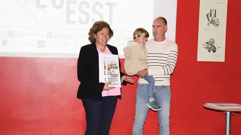 Representació de la Cooperativa Pagesa Ecològica durant la celebració dels Premis Reeixim L'OESST - Foto: Ponent Coopera