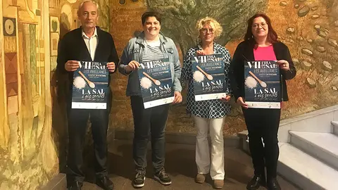 Presentació de la 7a Fira de la Sal 'La sal i els sentits' que ha tingut lloc aquest dimarts - Foto: E. Bar