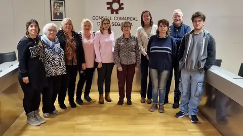 La presentació del programa al Consell Comarcal