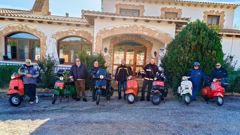 Participants del Vespa Club -Foto: Fira de Lleida