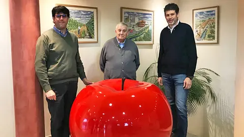 A la imatge, Ignasi, Francesc i Xavier Argilés - Foto: E. Barta