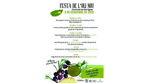 Cartell Festa de l'Oli 2023