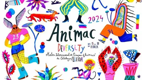 El cartell de la 28a edició d'Animac, que se celebrarà el febrer de 2024 - Animac