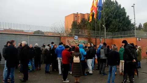 Protesta de funcionaris a els portes de la presó de Lleida - Foto: Oriol Bosch