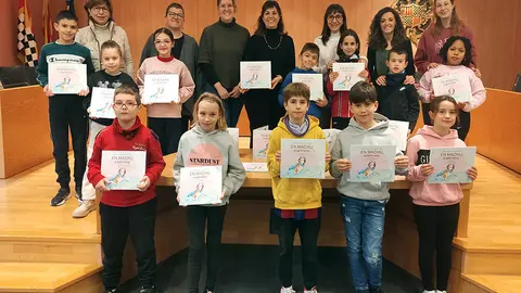 Acte de lliurament dels llibres, avui a Tàrrega
