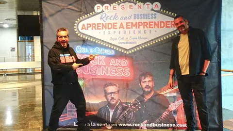 Els artífexs de Rock and Business van aterrar al campus de la Universitat de Lleida (UdL)