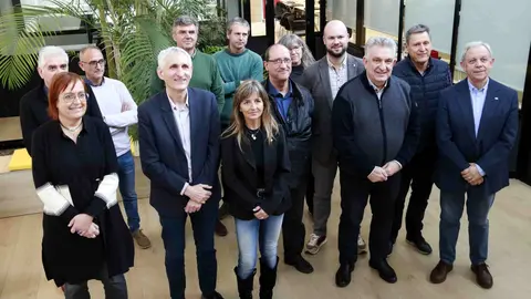 Els assistents a la 5a Taula Institucional de l'IRTA a Ponent i l'Alt Pirineu i Aran que s'ha celebrat a la seu d'IRTA al campus d'Agrònoms de la UdL - Foto: Anna Berga