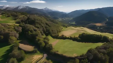 Vista de drone dels Pirineus catalans 2024 - Foto: Territoris