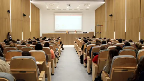 La sala d'actes de l'Hospital Arnau de Vilanova ha acollit les Jornades d'Actualització en Pneumologia de la Regió Sanitària de Lleida - Foto: Alba Mor