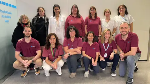 Equip d'hospitalització a domicili de la Regió Sanitària Lleida - Foto: Cedida pel Departament de Salut