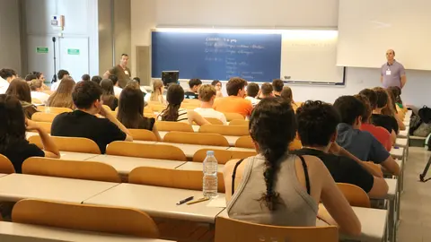 Examen de la selectivitat 2024 a Lleida Foto: ACN