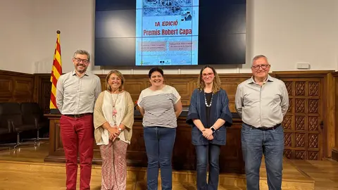 Presentació de la primera edició dels premis Robert Capa. Foto:  Comunicació d'IEI