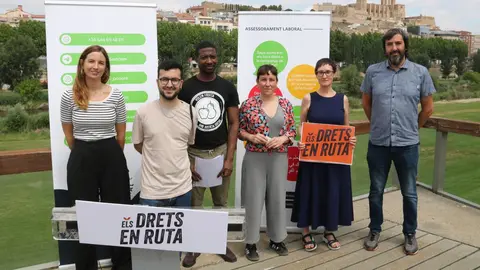 En marxa el punt d'informació i assessorament per a temporers. Foto: ACN