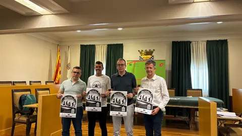 Presentació de la Caminata sota la lluna de Mollerussa. Fot Oriol Almacellas