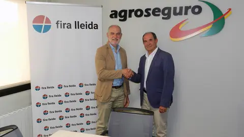 Signatura acord Agroseguro i la Fira de Lleida. Foto: Premsa Fira de Lleida