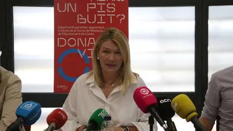 Begoña Iglesias, tinenta d'alcalde de Lleida. Foto: ACN