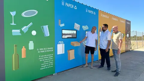 Nova àrea d'emergència a la Deixalleria d'Alcarràs. Foto: Ajuntament d'Alcarràs