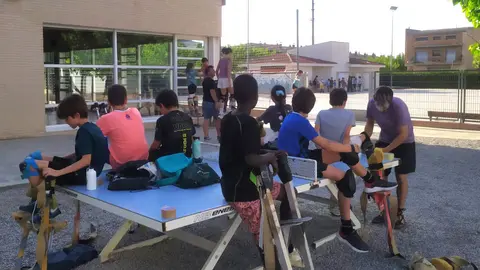 Imatge dels tallers de l'Aquelarret de Cervera. Foto: CatPress