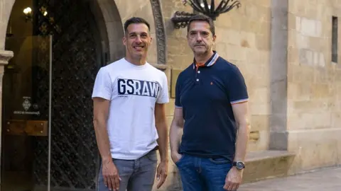 Imatge de Xavier Estrada i Juanjo Falcó. Foto: Cedidad per ERC
