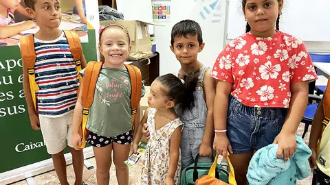 La Fundación la Caixa acompaña a 65000 niños en la vuelta al cole CRÉDITO FLC Víctor Molino