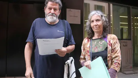 Joan Vázquez i Marisa Vernet, als jutjats de Balaguer. Foto: ACN