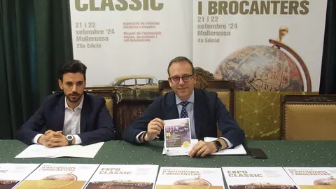 Marc Solsona i Joel Bastons. Foto: Ajuntament Mollerussa
