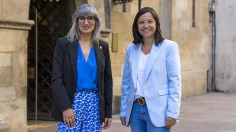 Sandra Castro i Jordina Freixanet. Foto: ERC Lleida