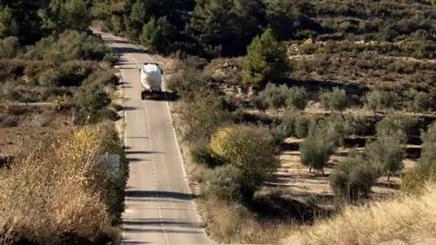 Carretera entre Castelldans i el Cogul. Foto: ACN