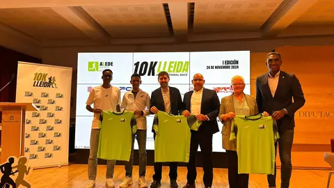 Presentació de la 1a Edició de la Cursa 10K Internacional Race. Foto: Diputació de Lleida