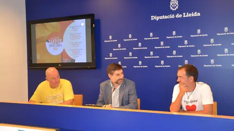 Imatge de la presentació de desena edició dels Concerts de Tardor. Foto: Diputació de Lleida