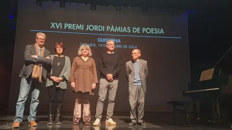 Imatge del Premi Jordi Pàmias. Foto: Ajuntament de Guissona