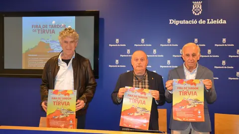 Imatge de la presentació de la Fira de Tírvia. Foto: Diputació de Lleida