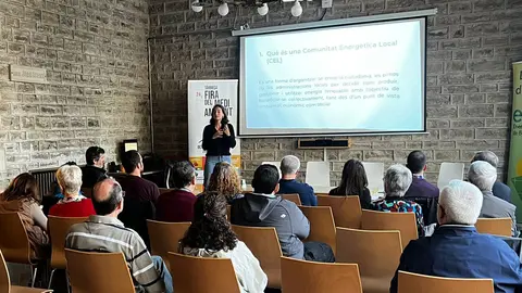 Jornada sobre comunitats energètiques celebrada a Tàrrega. Ajuntament de Tàrrega