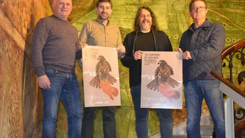 Presentació del 15è Campionat de Catalunya de Falconeria. Foto: Diputació de Lleida