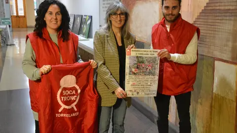 Presentació de la recerca de la soca i el tronc de Nadal de Torrelameu. Foto: Diputació de Lleida