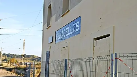 Imatge de l'estació d'Almacelles. Foto: Junts