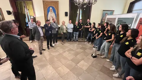 Recepció del Club Patí Vila-sana. Foto: Diputació de Lleida