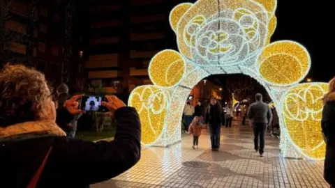 Imatge d'una estructura nadalenca a Balaguer. Foto: Paeria de Balaguer