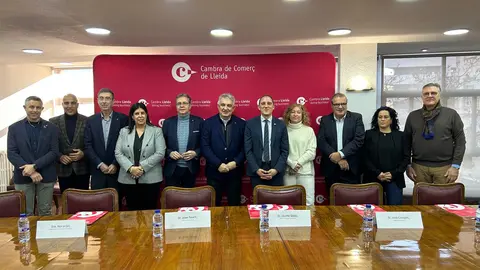 Representants del G10 de Lleida. ACN