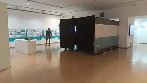 Imatge de l'exposició Des de l'andana. Foto Museu de la Noguera